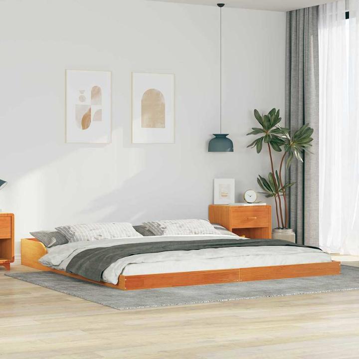 Actual product image vidaXL Plattformbettgestell (180 x 210 cm)