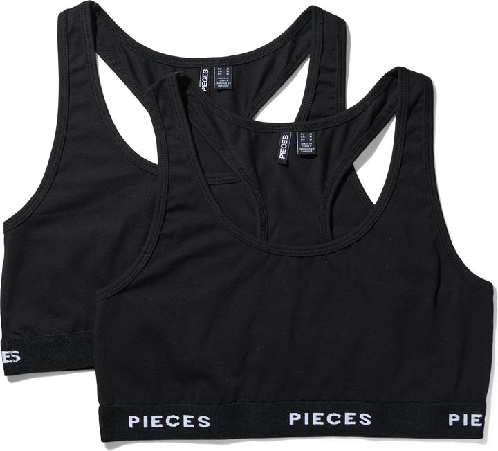 Pieces Pclogo Lady Top 2 Pack Noos Bc