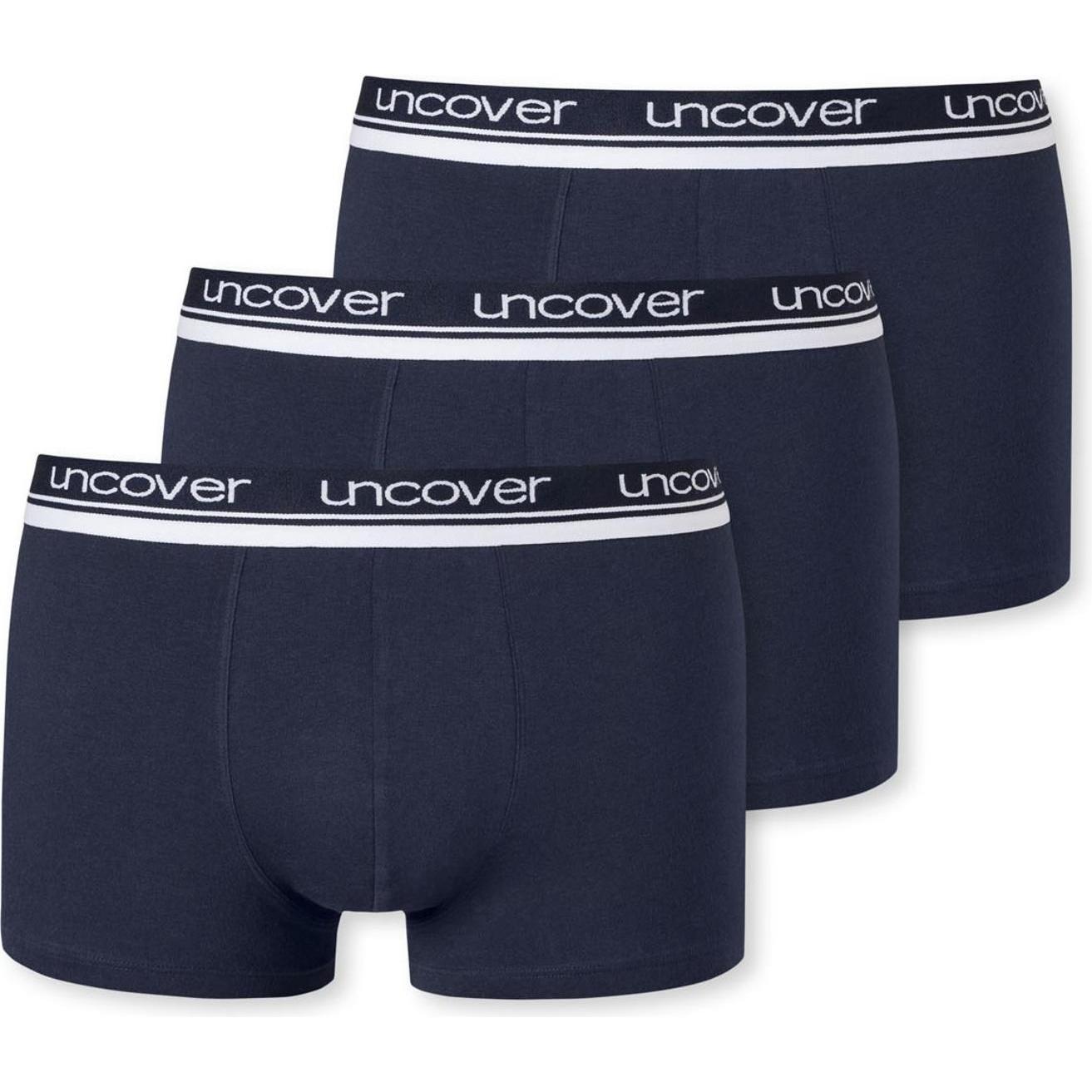 Thumbnail - Uncover by Schiesser, Herren, Unterhosen, 6PACK Shorts, Blau, (XL, 6er Pack)