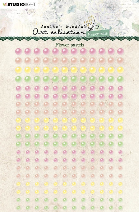 Produktbild Studio Light Selbstklebende Perlen Pastellblumen 240 Stück Essentials