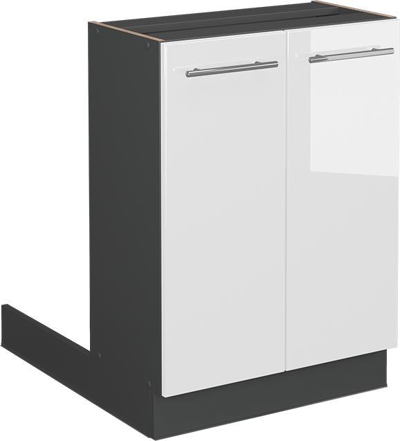 Charcoal, White, White High Gloss