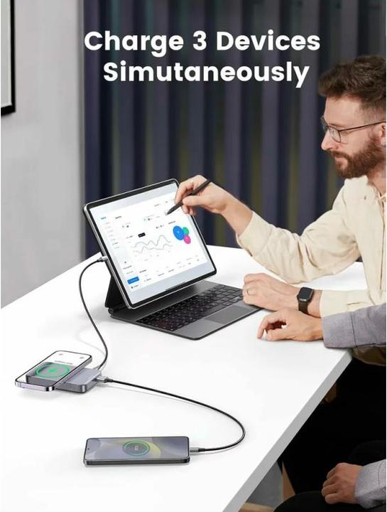Actual product image Ugreen Wireless Charger (10000 mAh, 20 W, 37 Wh)