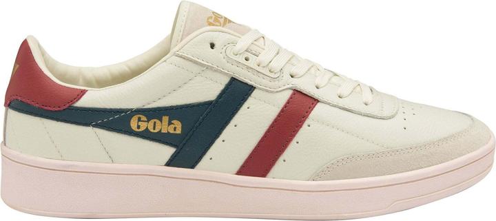 Blanc cassé, Bleu Vintage, Rouge profond