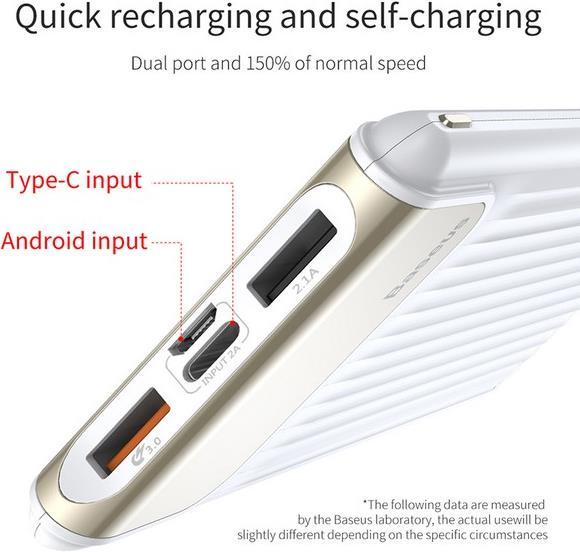 Produktbild Baseus Thin Digital (10000 mAh, 37 Wh)