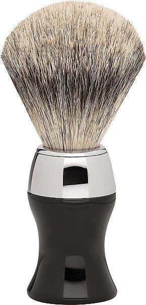Actual product image Erbe Shaving brush silver tip series "Vienna" (precious resin)