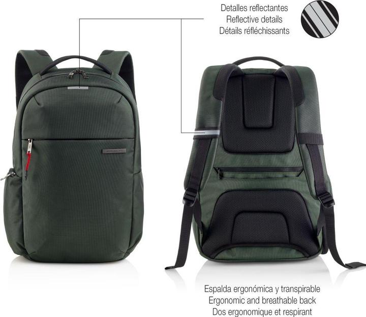 Actual product image Miquelrius Bag to work Series Rucksack M grün 22l (22 l)