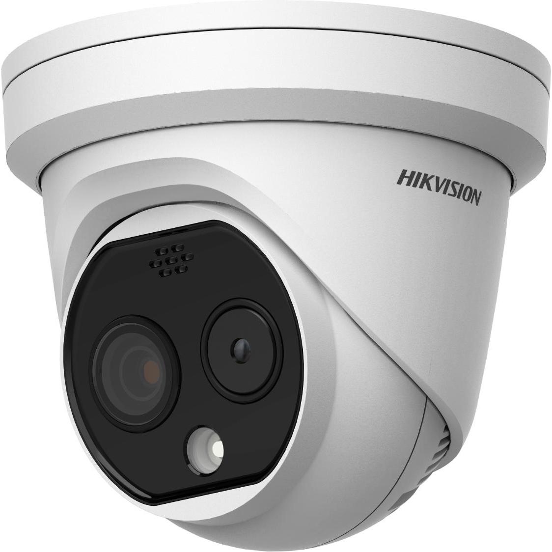 Hikvision Telecamera termografica a torretta per lo screening della temperatura DeepinView DS-2TD1217B-6/PA - (2688 x 1520 pixel), Telecamera di rete,