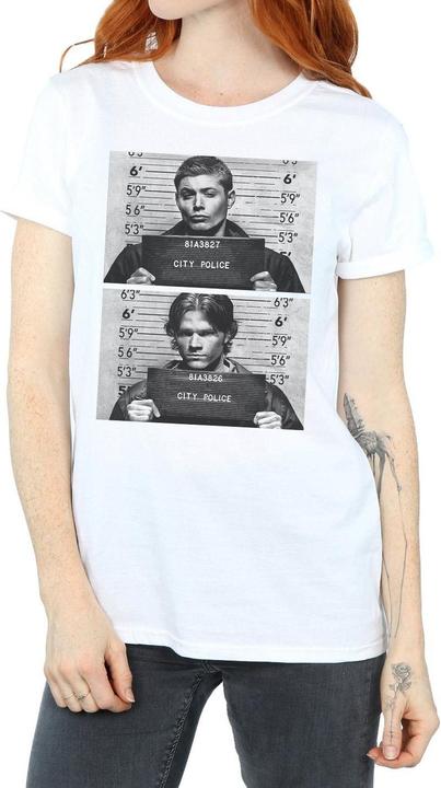 Produktbild Supernatural Winchester Mugshot Baumwolle Boyfriend TShirt (3XL)