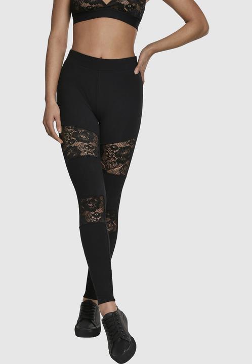 Actual product image Urban Classics Ladies Laces Inset Leggings (XXL)