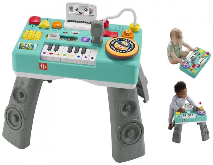Produktbild Mattel Fisher Price Educational Music Table DJ for 6+ months HRB61