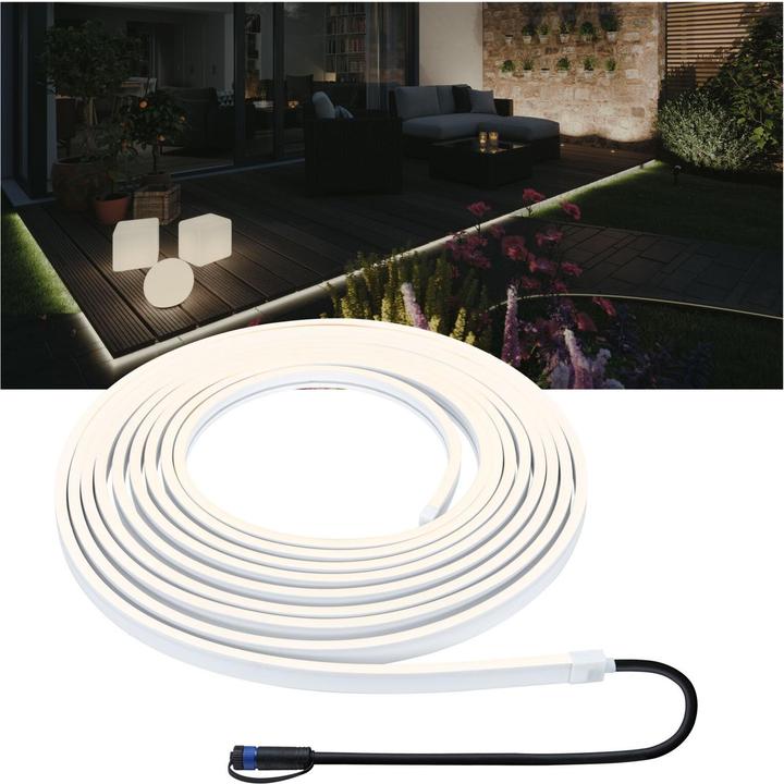Image du produit Paulmann Outdoor Plug & Shine Stripe Smooth (Blanc chaud, 1000 cm, Extérieur, Intérieur)