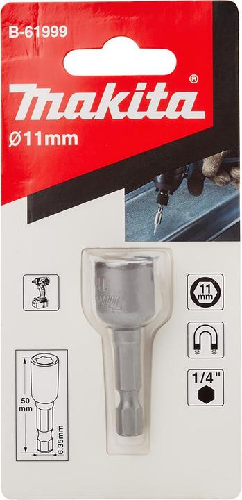 Actual product image Makita Socket spanner 1/4" SW11 (11 mm)