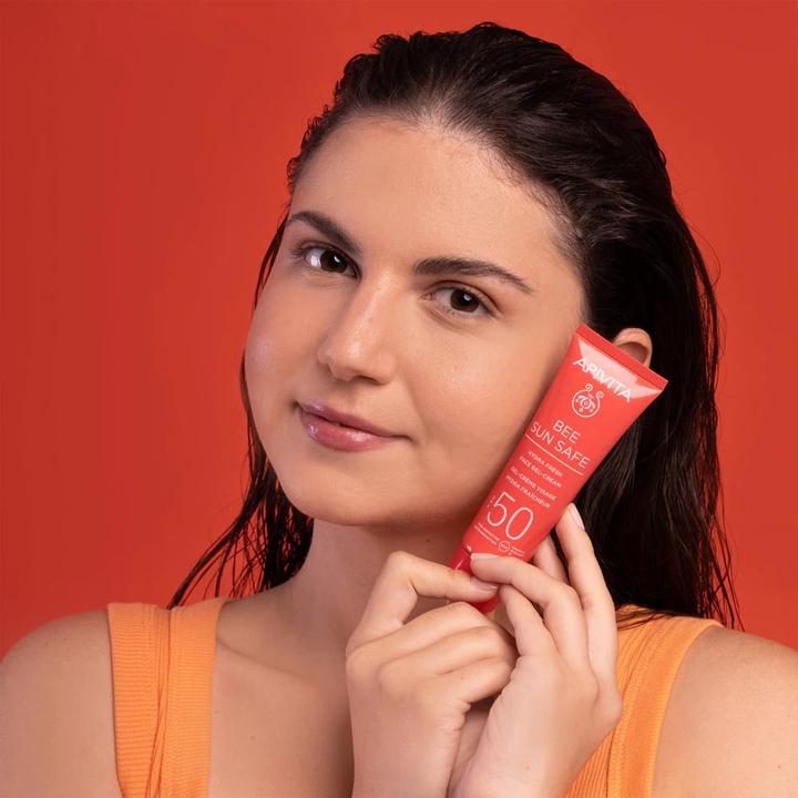 Actual product image Apivita Bee Sun Safe (SPF 50, 50 ml)