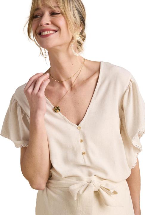 Produktbild Envie de Fraise Bluse mit Leinen für Schwangerschaft und Stillzeit