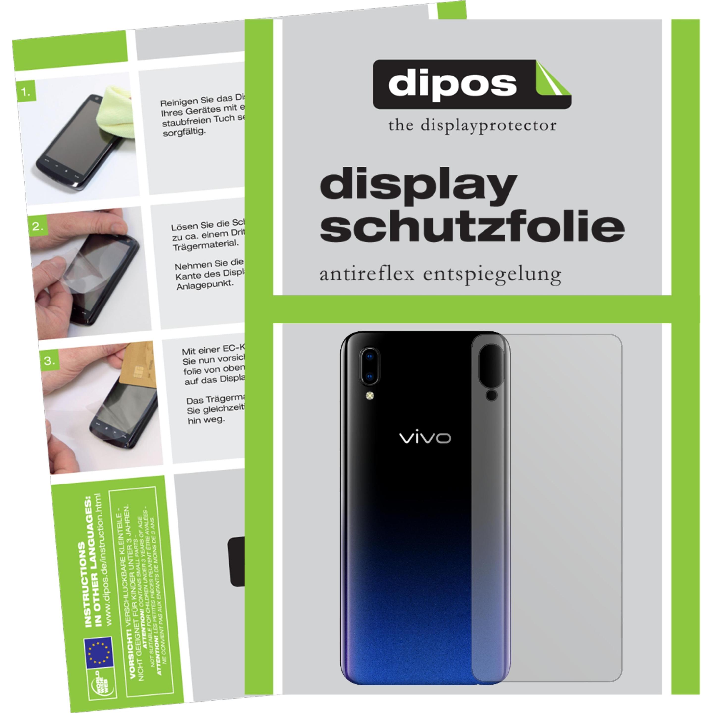 Dipos Displayschutzfolie Antireflex (5 Stück, Vivo Y95), Smartphone Schutzfolie, Transparent