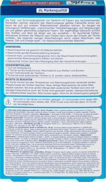 Produktbild dm Denkmit Farb- & Schmutzfangtücher (24 Waschgänge, Tücher)