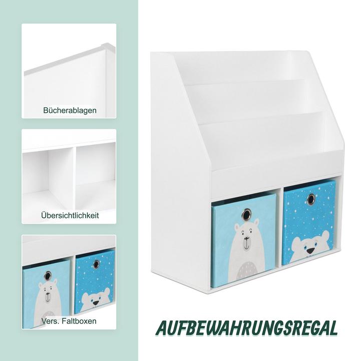 Immagine prodotto Relaxdays Scaffale per libri bambini (72 x 30.50 x 79 cm)