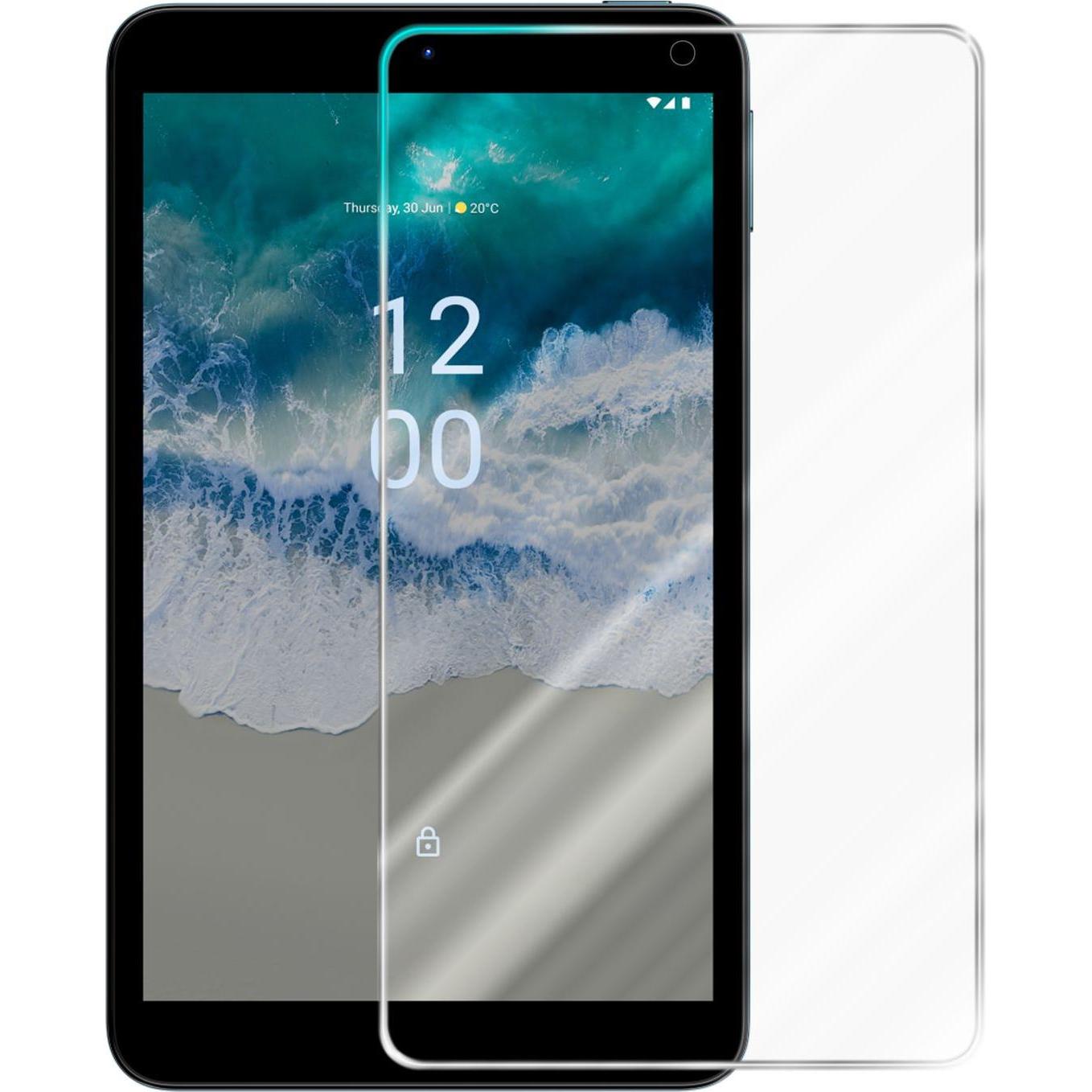 Cadorabo Display Schutzglas Folie für Nokia T10 (1 Stück, Nokia C10), Smartphone Schutzfolie, Transparent