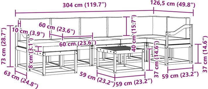 Image du produit vidaXL Sofa Set