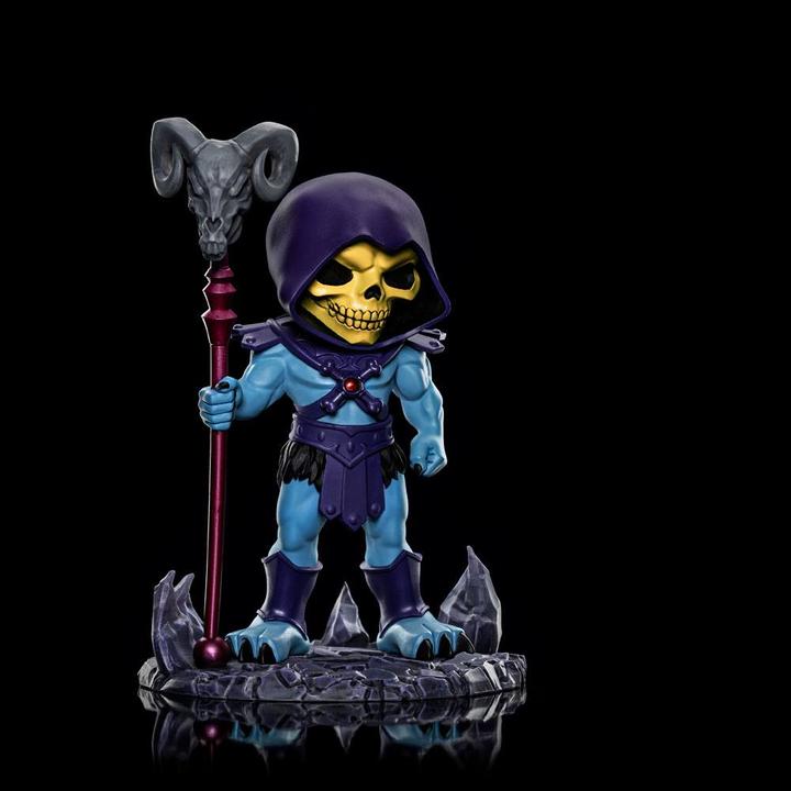 Actual product image Iron Studios MOTU Masters of the Universe Skeletor Mini Co 18cm