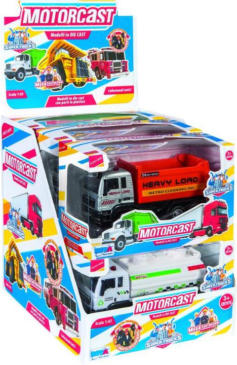 Rs Toys MOTORCAST CITY AND TRANSPORT DSP 6 PCS, SC. 1/43, 3 ASS.