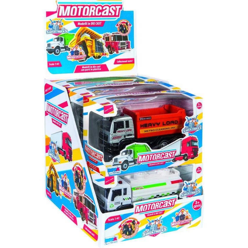Rs Toys MOTORCAST CITY AND TRANSPORT DSP 6 PCS, SC. 1/43, 3 ASS.