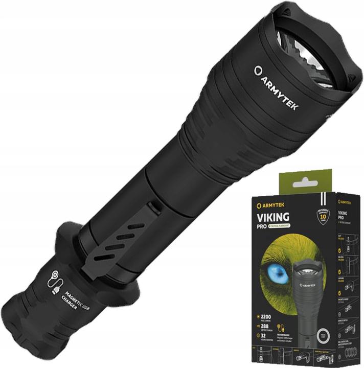 Immagine prodotto ArmyTek Viking Pro Torcia LED bianca a batteria 2050lm 136g (16 cm, 2050 lm)