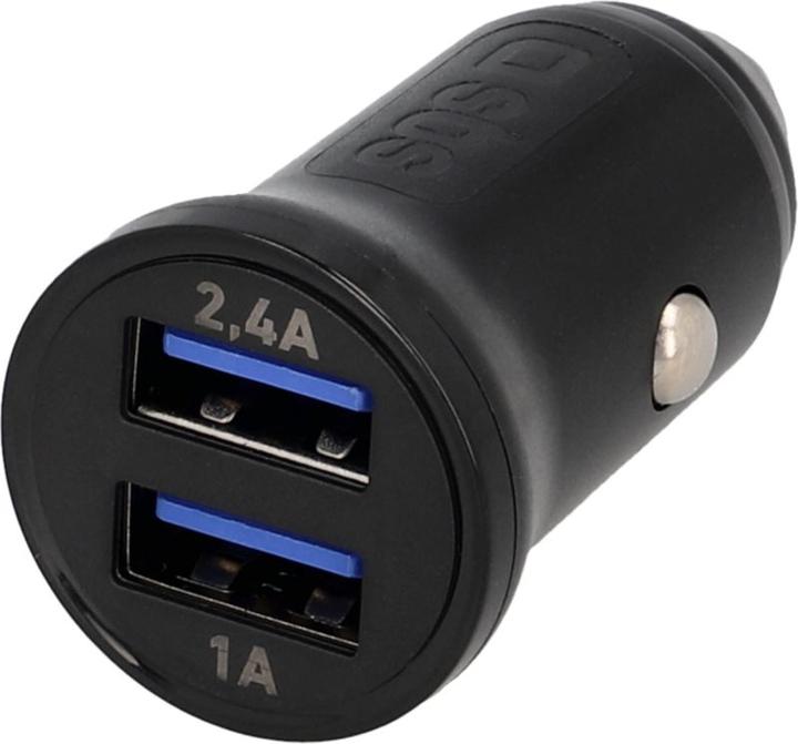 Produktbild SBS Ladegerät fürs Auto mit zwei USB-Ausgängen