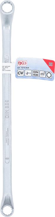 Actual product image BGS Double Ring Spanner, offset 8 x 9 mm (8 mm, 9 mm)