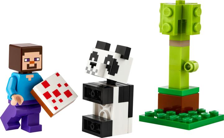 Productafbeelding Minecraft 30672 Steve met babypanda (30672, LEGO Minecraft)