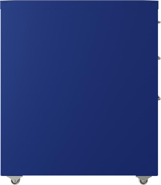 Produktbild En.Casa Rollcontainer Kökar mit 3 Schubladen 48x28x41 cm Blau (48 x 28 x 41 cm)