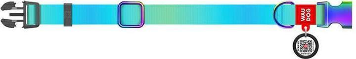 Immagine prodotto Collar Collare in nylon con codice QR per cane Waudog gradiente, blu, taglia XL (XL, Cane, Passeggiare)