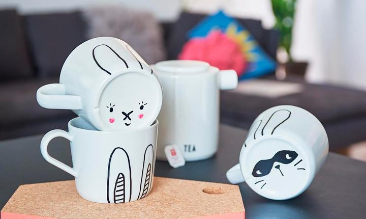 Actual product image Edding Porcelain Pens Cool Colours Set of 6. (Multicoloured, 4 mm, 6 x)