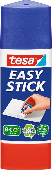 tesa Bâton de colle EASY STICK ecoLogo, triangulaire, bâton de colle inodore pour papier/carton