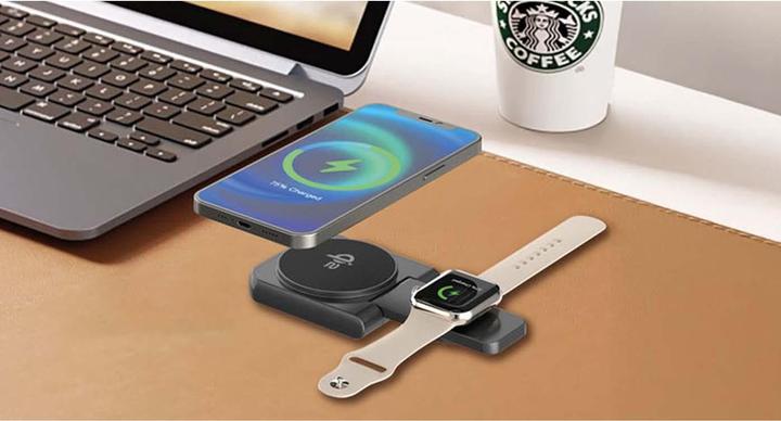 Produktbild LMP Twist 2-in-1,wireless charging pad iPhone (15W) (15 W)