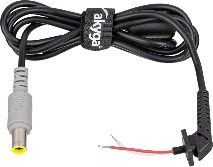 Actual product image Akyga AK SC-09 Replacement DC Cable for Notebook Power Pack Black (1.20 m)