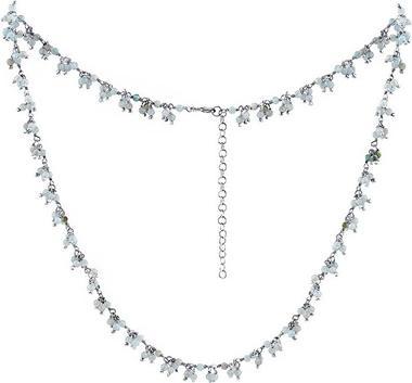 Image du produit Silvego Collier en argent avec aigue-marine véritable Berne INS1015NAQ