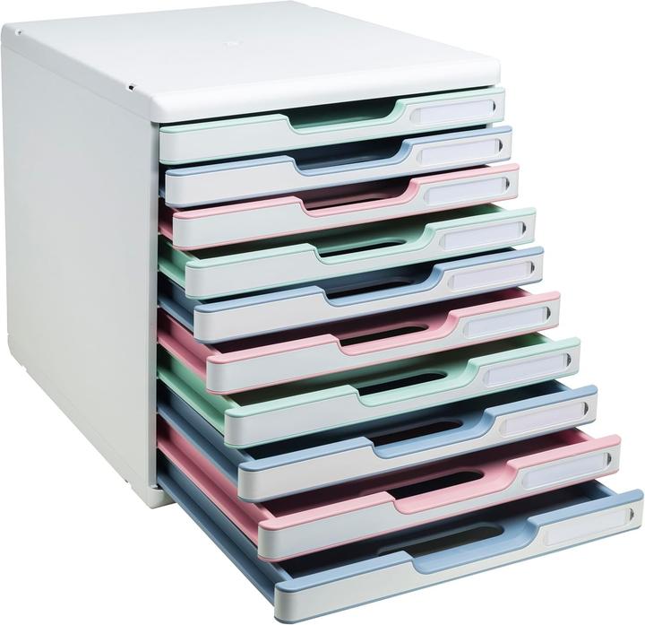 Produktbild Exacompta Schubladenbox Modulo, 10 Schubladen, AutentiK (A4)