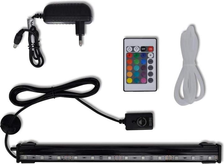 vidaXL Led Aquarium Unterwasser-Leuchte Bubble Lampe Rgb 32 Cm (LED, 3.90 W)