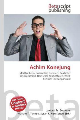 Produktbild Achim Konejung (2010)