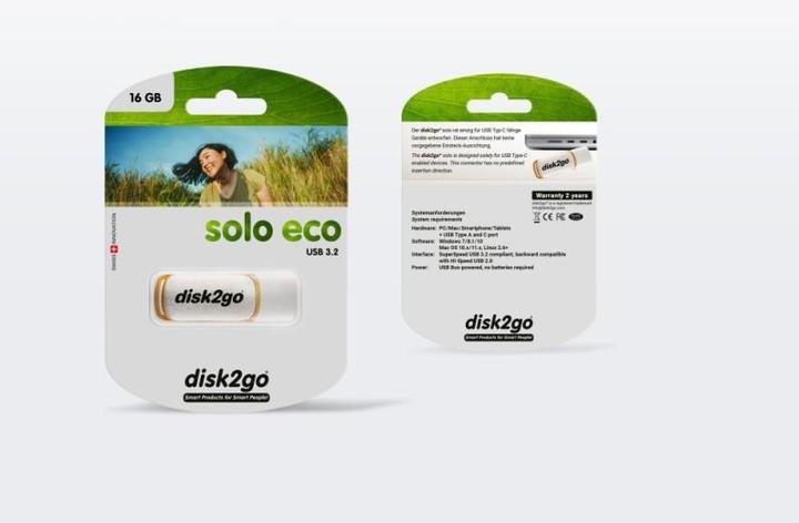 Actual product image Disk2go USB stick solo eco 16GB (16 GB, USB-C)