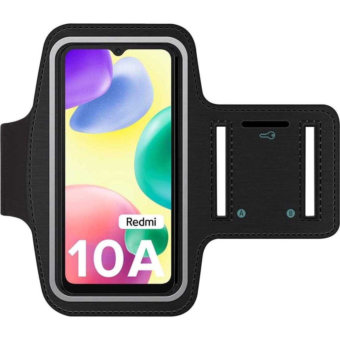 Thumbnail - SmartFitness Xiaomi Redmi 10A Handy Sport Armband, Smartphone Sportarmband, Schwarz