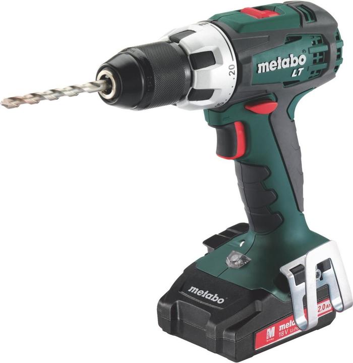 Produktbild Metabo Akku-Bohrschrauber BS 18 LT Compact Kunststoffkoffer 2x18V/2Ah Li-Ion + ASC 30-36 V