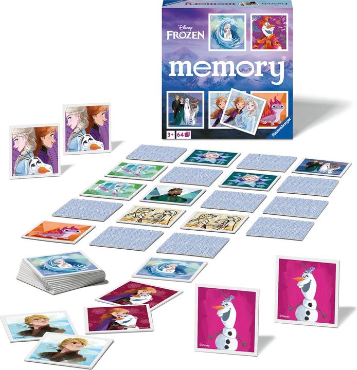 Produktbild Ravensburger Memory Disney Frozen (Deutsch, Norwegisch, Polnisch, Englisch, Niederländisch, Italienisch, Portugiesisch, Französisch)