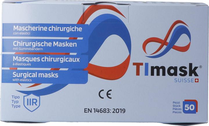 Actual product image Timask Disposable mask (Type IIR, 50 x)