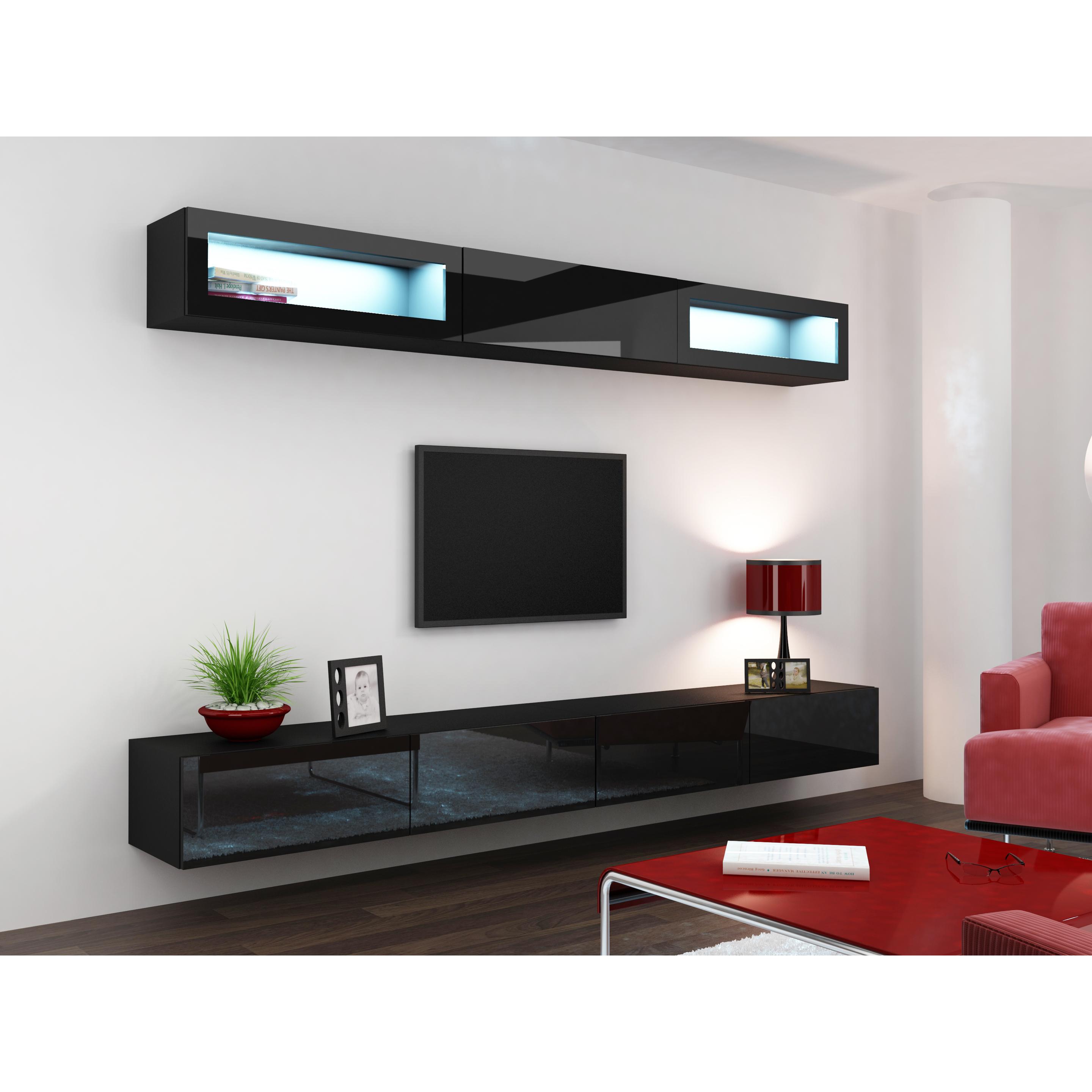 Thumbnail - Cama, Vitrine + Buffetschrank, WIG90 VIGO cz/c Wohnzimmerschrank Vitrine