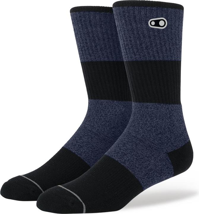 Crankbrothers Icon Casual Cotton Socken, navy/black/silver, S/M | 37-42 (EU) | 5-9 (US)