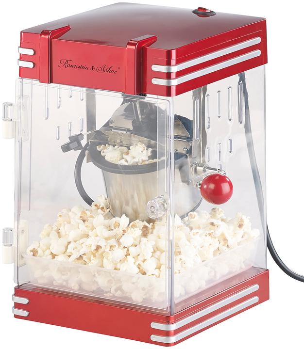 Produktbild Rosenstein & Söhne Retro-Popcorn-Maschine "Theater" im 50er-Jahre-Look