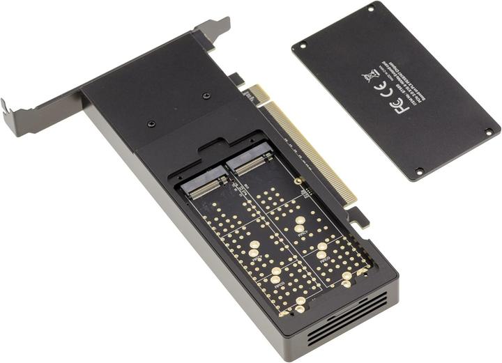 Immagine prodotto Kalea-informatique Controller PCIe 3.0 x16 per 4 SSD M.2 NVMe con chipset PLX PEX8747 e dissipazione attiva