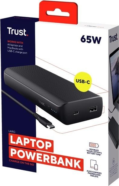 Produktbild Trust Laro Laptop (20000 mAh, 65 W, 65 Wh)